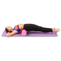 Ролик массажный для йоги INDIGO Foam roll IN045 30*15 см Фиолетовый