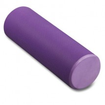 Ролик массажный для йоги INDIGO Foam roll IN021 15*45 см Фиолетовый