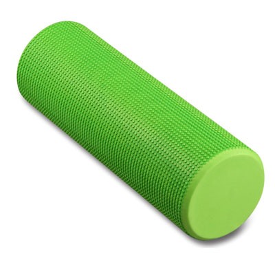 Ролик массажный для йоги INDIGO Foam roll IN021 15*45 см Зеленый