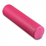 Ролик массажный для йоги INDIGO Foam roll IN022 15*60 см Розовый