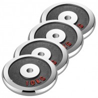 Набор хромированных дисков Voitto 10 кг (4 шт) - d26